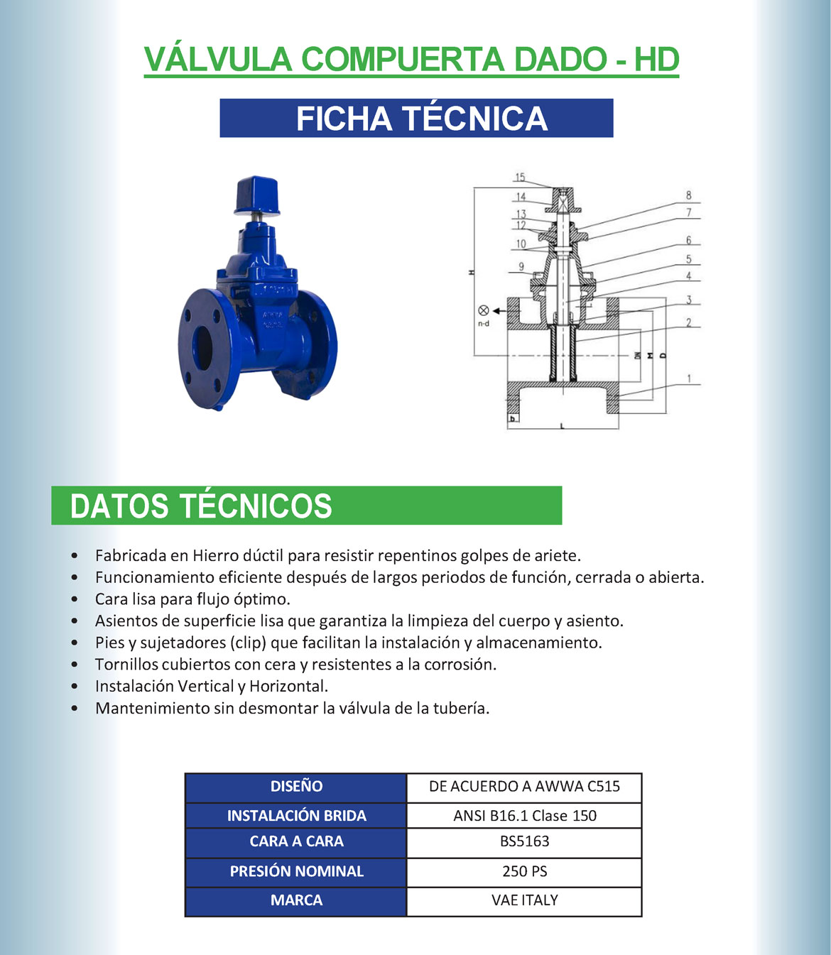 Tubería Hierro Dúctil