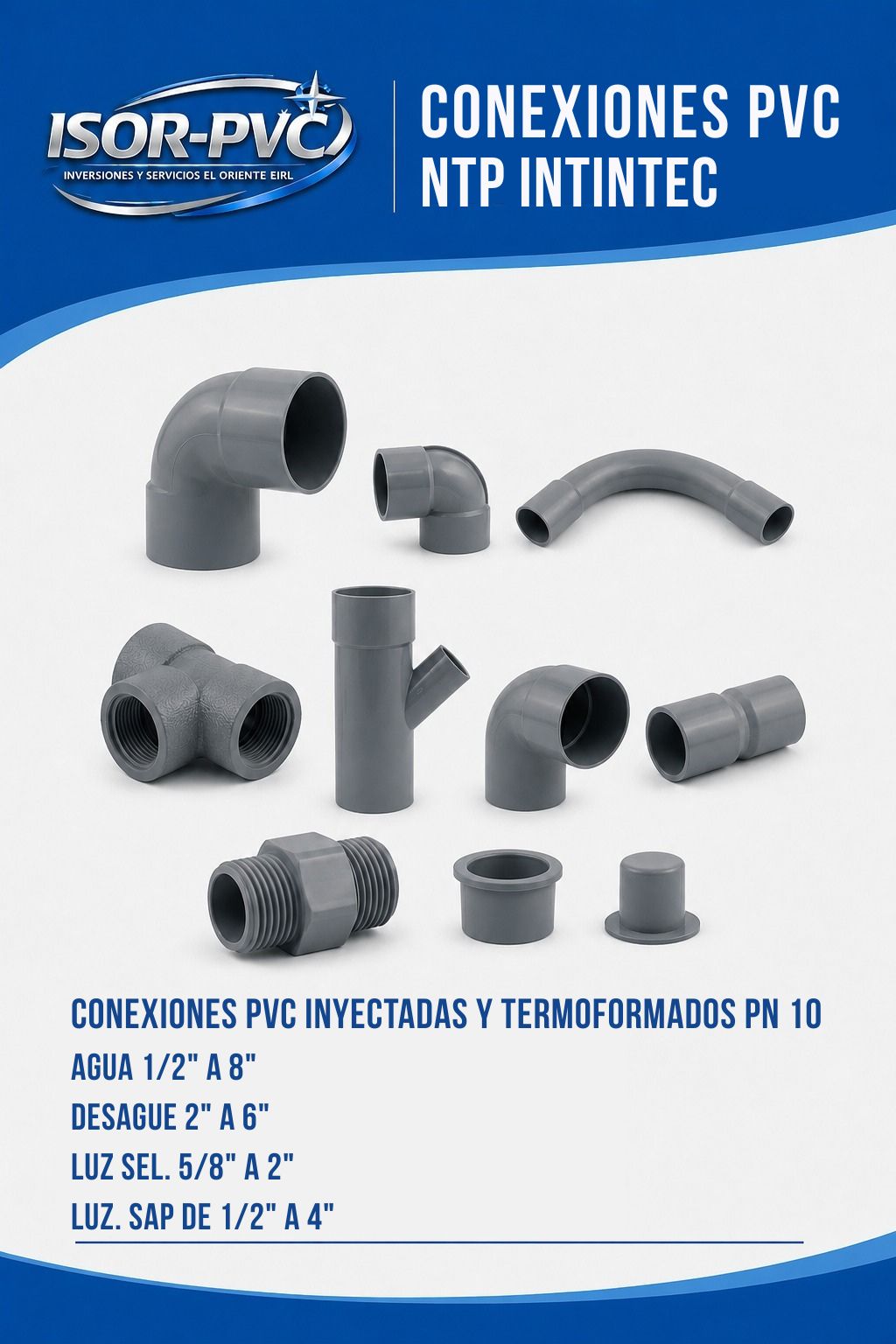 Conexiones PVC NTP INTINTEC